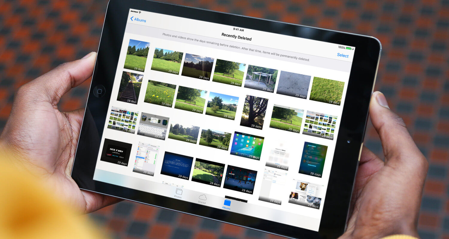 Recently deleted: recover or remove photos | iOS 11 Guide [iPad] - TapSmart