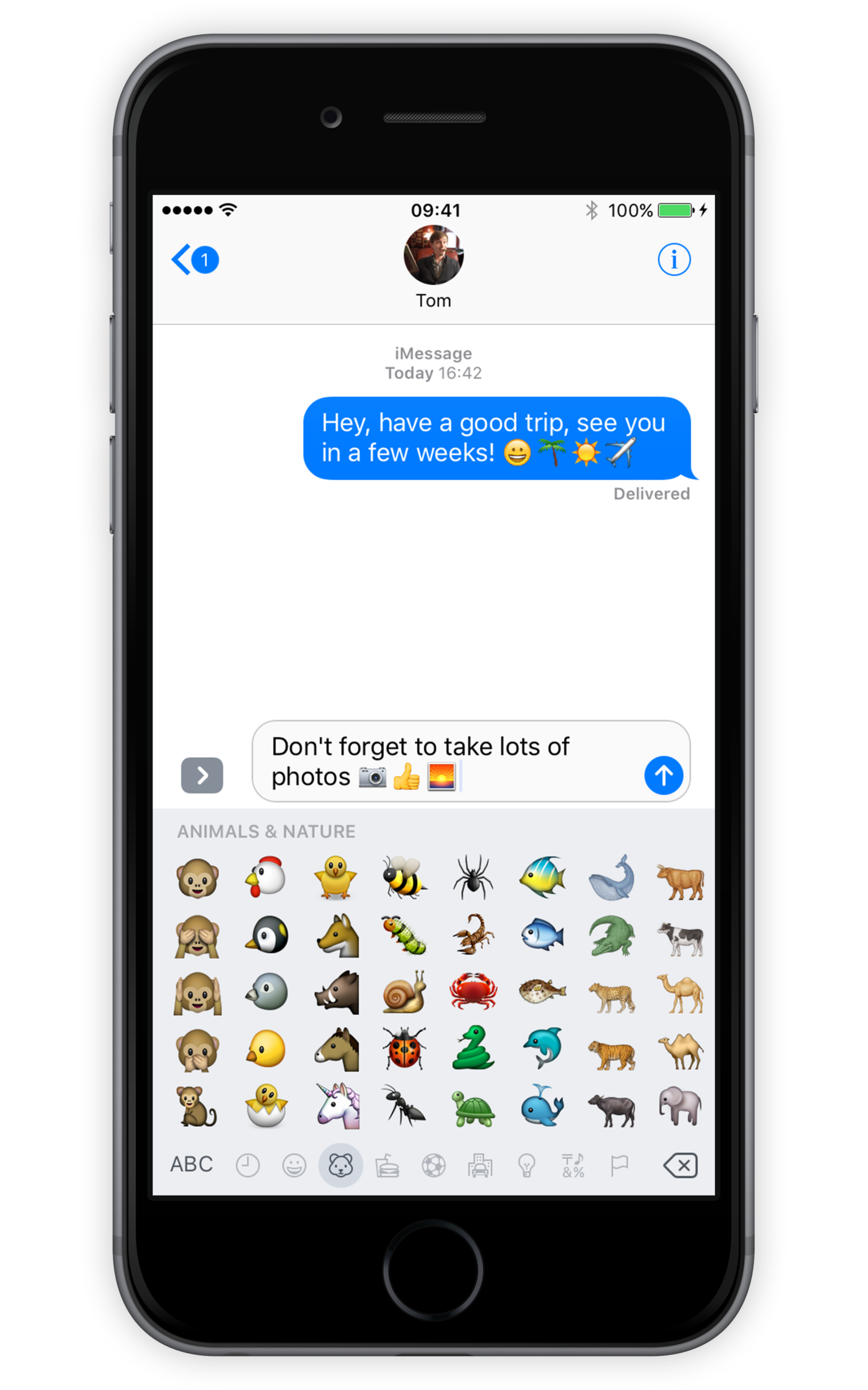 How to send emojis set up the emoji keyboard iOS 11 Guide TapSmart