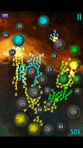Big planets with small numbers are fiercely contested in 3-Way mode.