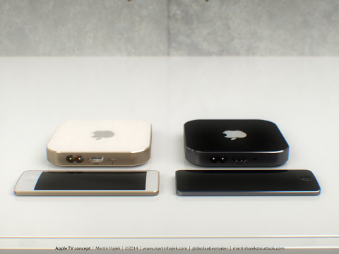 Another angle of Apple TV concept by MartinHajek