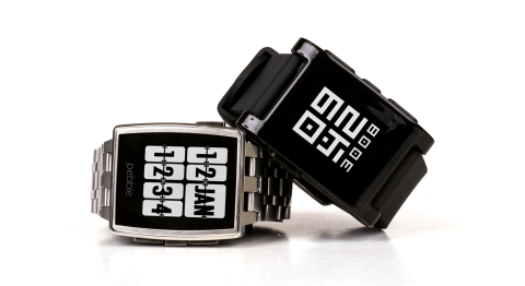 The Pebble smart watch