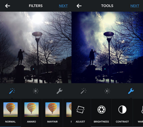 Instagram's new editing tools