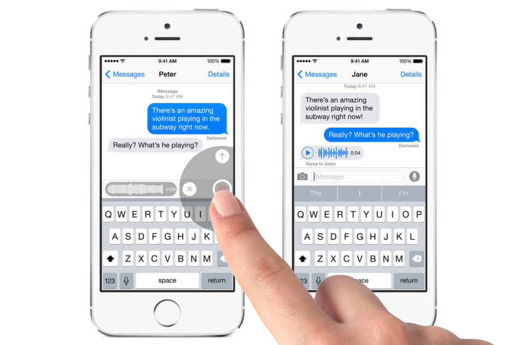 Quickly send voice recordings with iOS 8 Messages