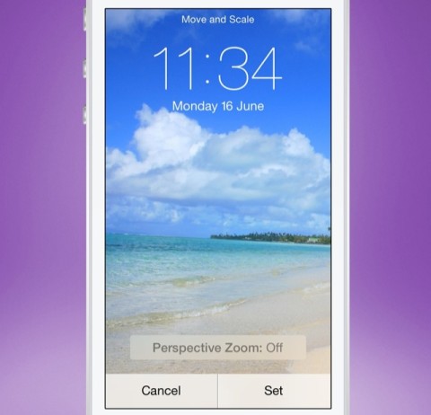Turn off Perspective Zoom to gain more control of your iPhone wallpaper