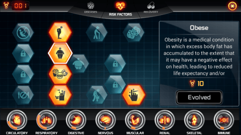 New ailments and problems are unlocked using a 'skill tree' system 