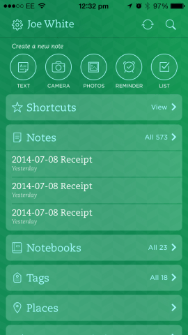 Evernote, on the other hand, provides users with a one-stop solution for the problem of going paperless.