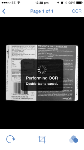 Performing OCR on a document in PDFpen Scan+ is quick, but the process of capturing a scan from start to finish isn't.