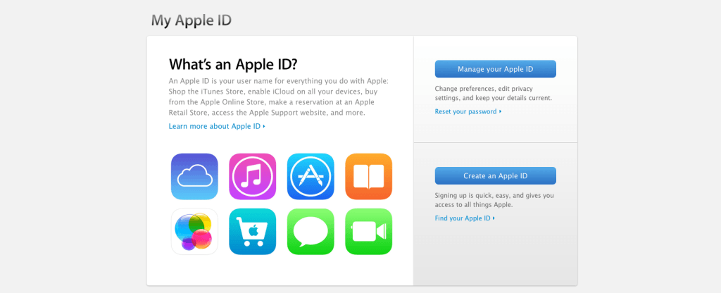 Apple ID header