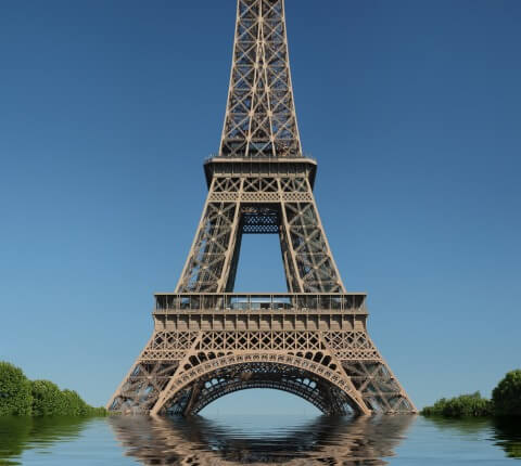 There'll be no tourists at the Eiffel Tower today...
