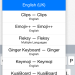 Switch from the default keyboard by holding the globe and selecting an alternative.