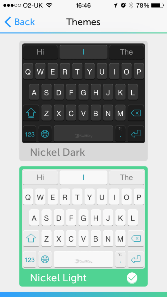 SwiftKey themes.