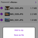 It’s possible to add files to existing ZIP archives.