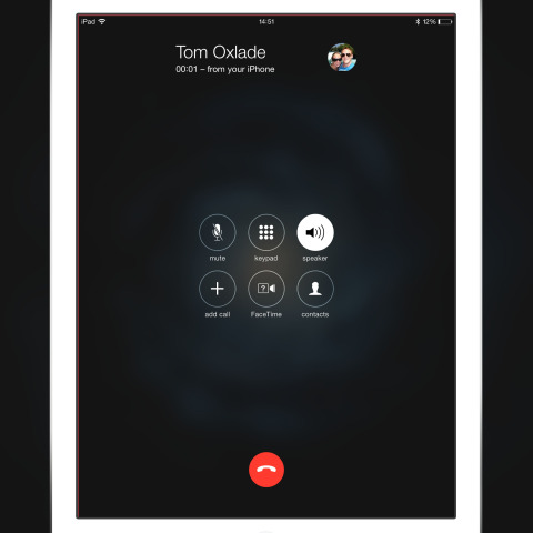 You can now answer calls on your iPad