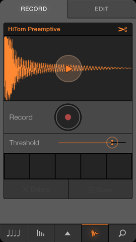 Each sound can be adjusted and edited