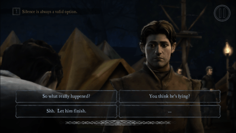 In Game of Thrones, you'll be able to shape the app's narrative by choosing what characters say and do.