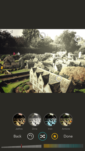 We liked this one – we moved the focal points to the right so it washed out most of the right side of the photo
