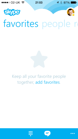 If you call people often, add them to your favorites list.