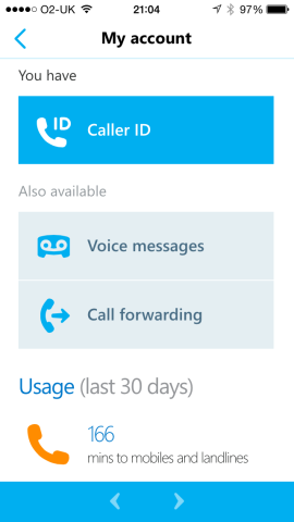 In your account details, you can set up a caller ID.