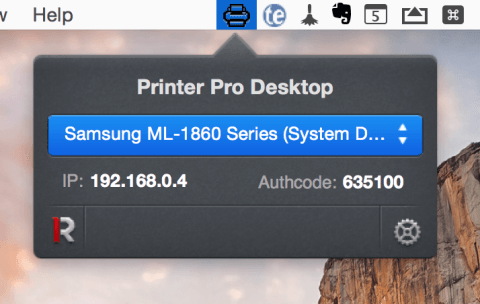 Printer Pro's companion desktop application for Mac. 