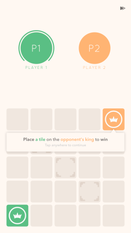 You start in Kindo with an empty board, though it fills up with captured tiles quickly enough. 