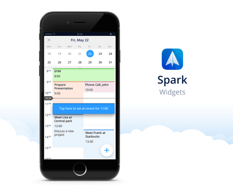 A built in calendar let's you check your schedule while making email appointments