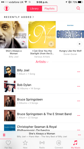 Apple Music is powered by iCloud Music Library, which syncs your tracks between your different iOS devices. 