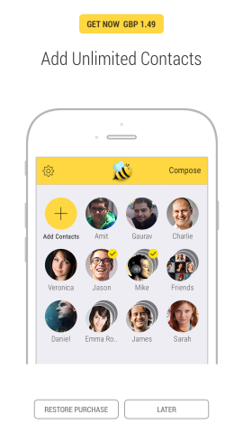 You can configure Bee's settings from inside of its iOS application. This can be downloaded free of charge. 