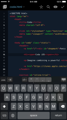 The best web coding tool you'll get for iPhone—but iPhone holds it back.