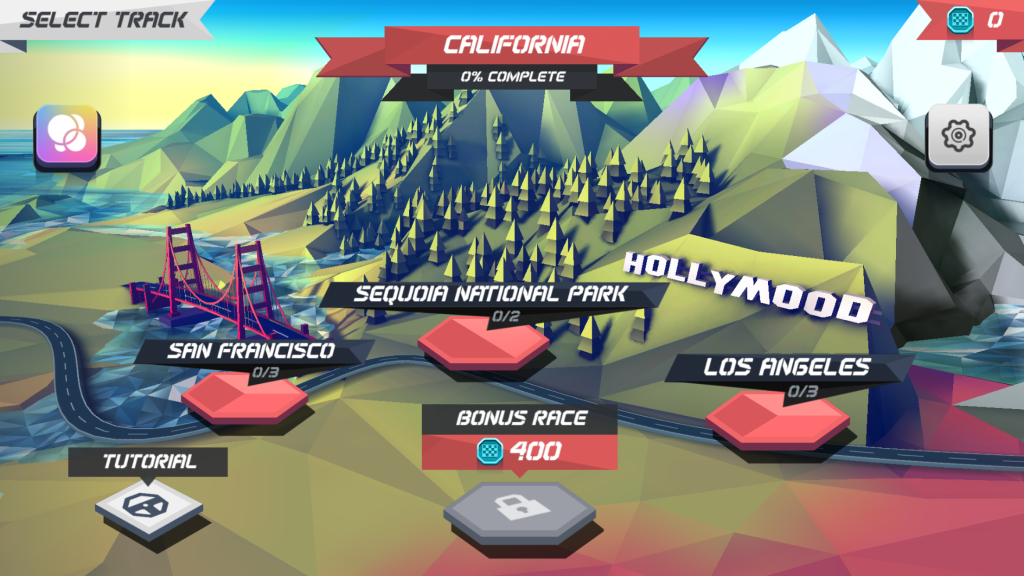 Horizon Chase will take you around the world, with varying terrains