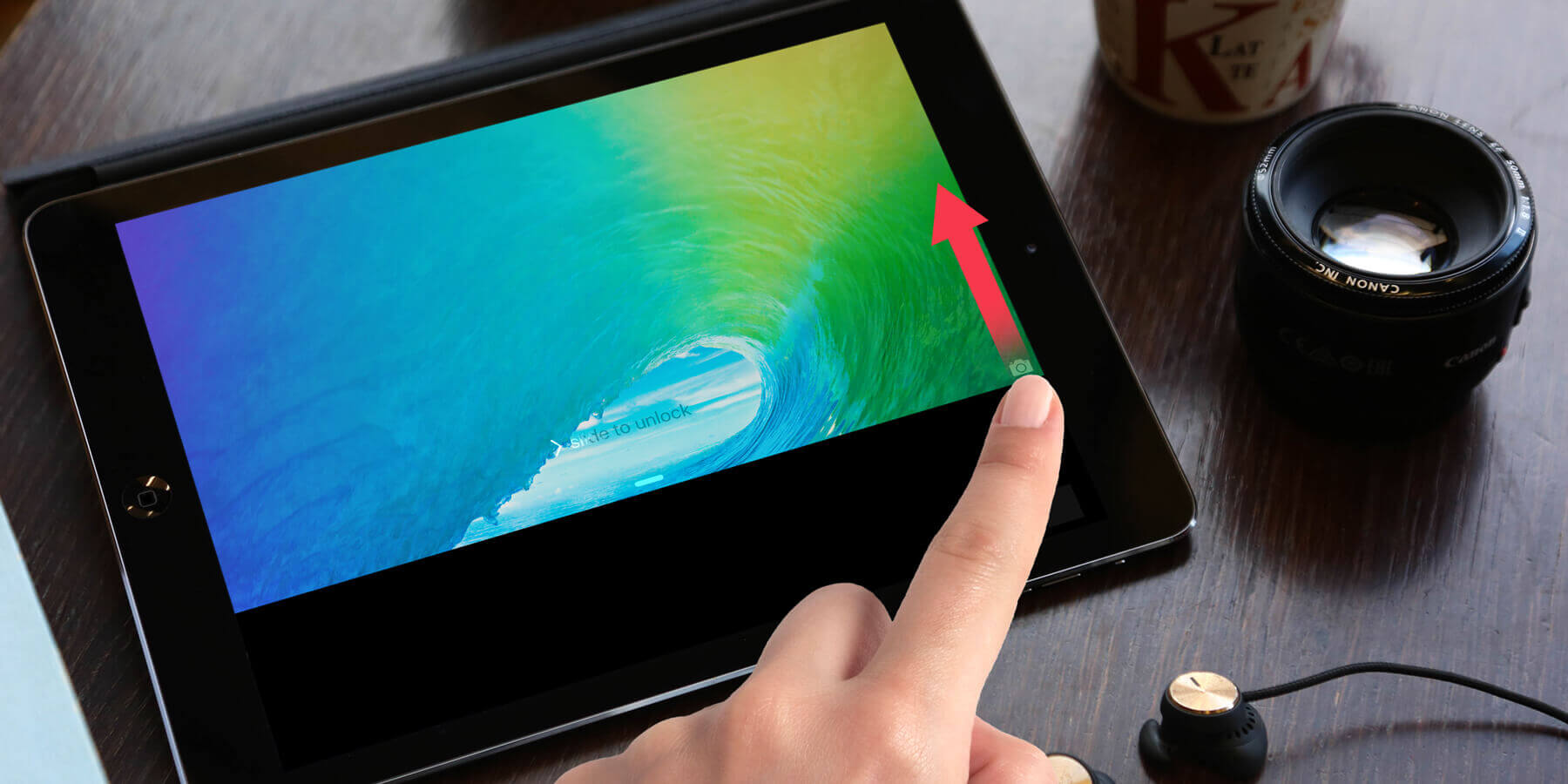 how to turn off camera access on lock screen ipad