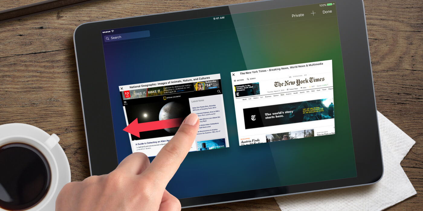 Tab control access multiple sites at once iOS 11 Guide [iPad] TapSmart