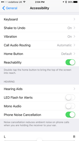 Shake to Undo can now be disabled in iOS 9