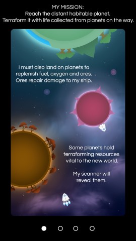 That's not all, however. Because gamers will also need to replenish their fuel and oxygen levels through making well-timed pit stops in the app, too.
