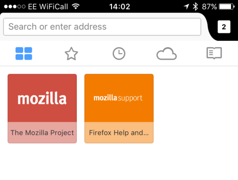 Firefox has a range of views and methods for storing favorites and tracking browsing history