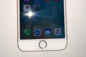 iPhone 6s with broken screen