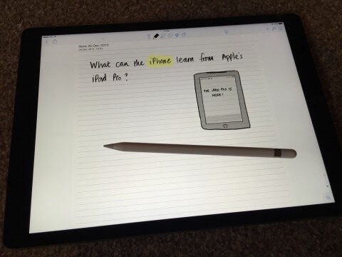 The Pencil is just brilliant: it replicates handwriting perfectly, and is a must-have accessory for iPad Pro owners. 