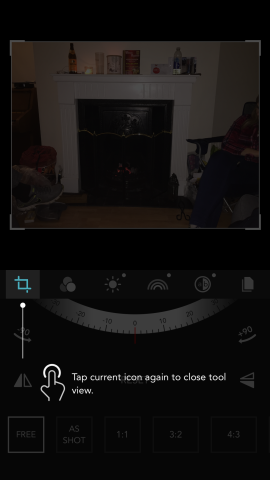 Using MaxCurve is easy: just tap on a tab to begin the editing process, and choose the tick once you're happy with the changes made.