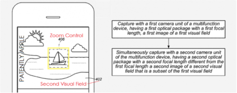 Apple's patent for its dual camera setup (via Patently Apple). 