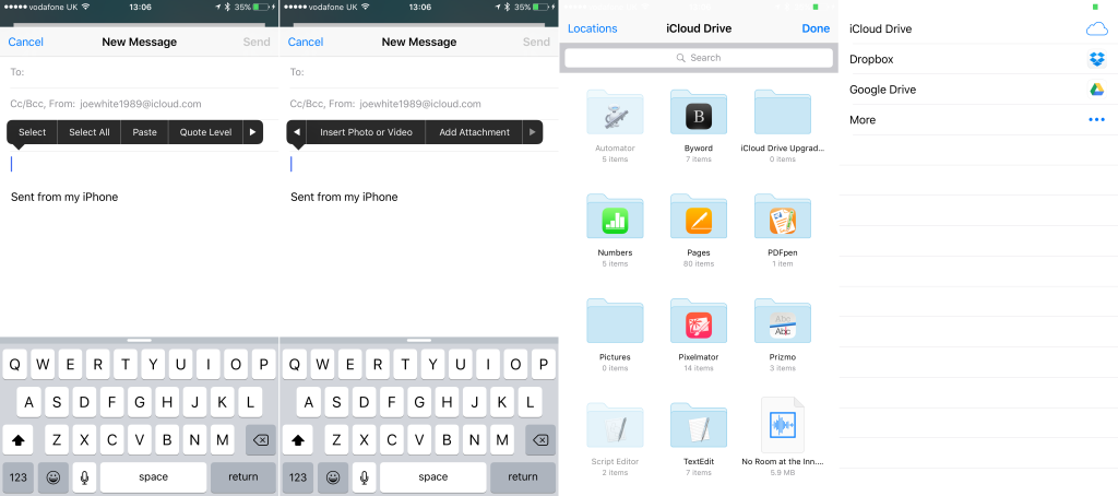 Support for attachments means your iPhone can become even more of a personal computer.