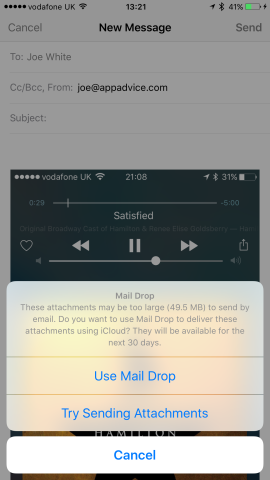 Mail Drop will revolutionize the way you send large files on your iPhone.