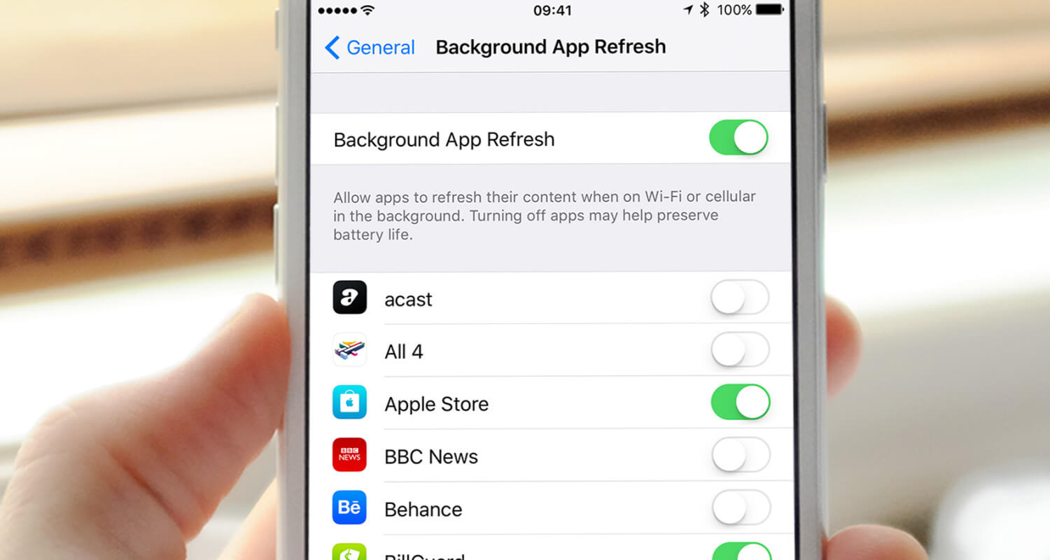 Guide Stop apps from automatically refreshing iOS 9 TapSmart