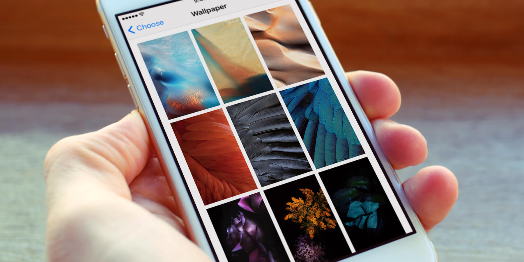 Set wallpaper: choose a new background image | iOS 11 Guide - TapSmart