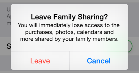 leavefamilysharing