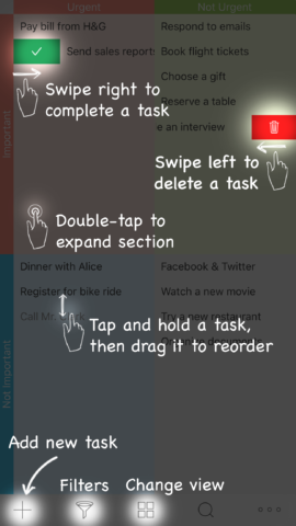 Smart gestures make it easier to navigate around the app, too. 