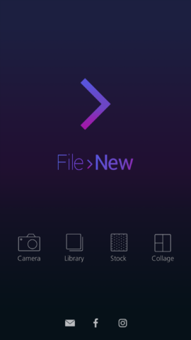 To begin with, you'll need to choose which image you'd like to edit in the application.