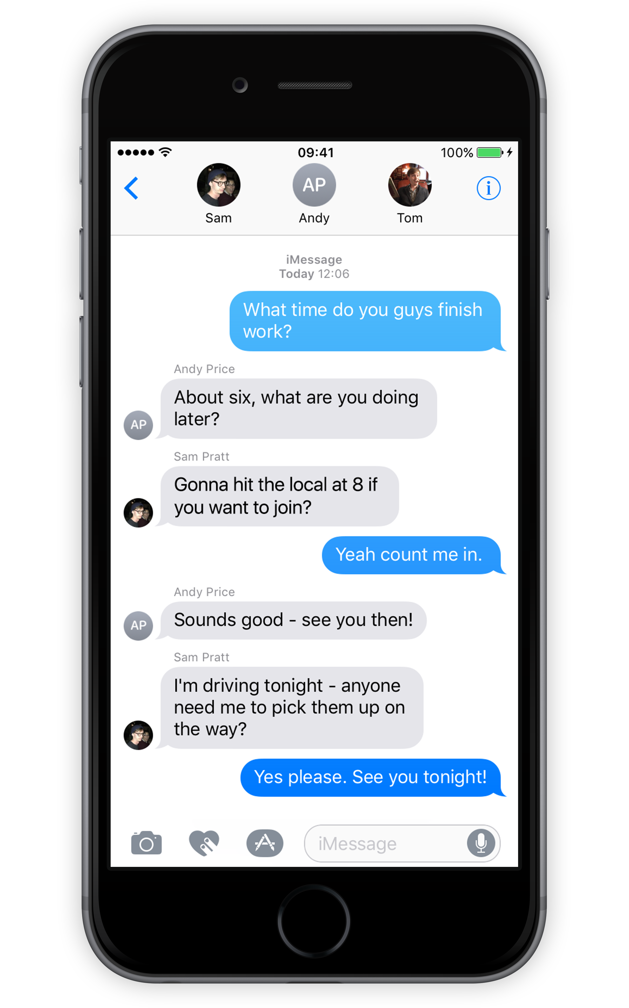 Group iMessages how to chat in a group iOS 11 Guide TapSmart