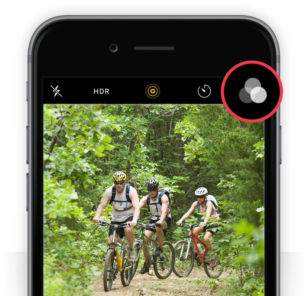 Live filters using live camera filters iOS 11 Guide TapSmart