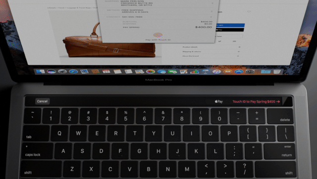 Touch ID has also been added to the new MacBook Pros