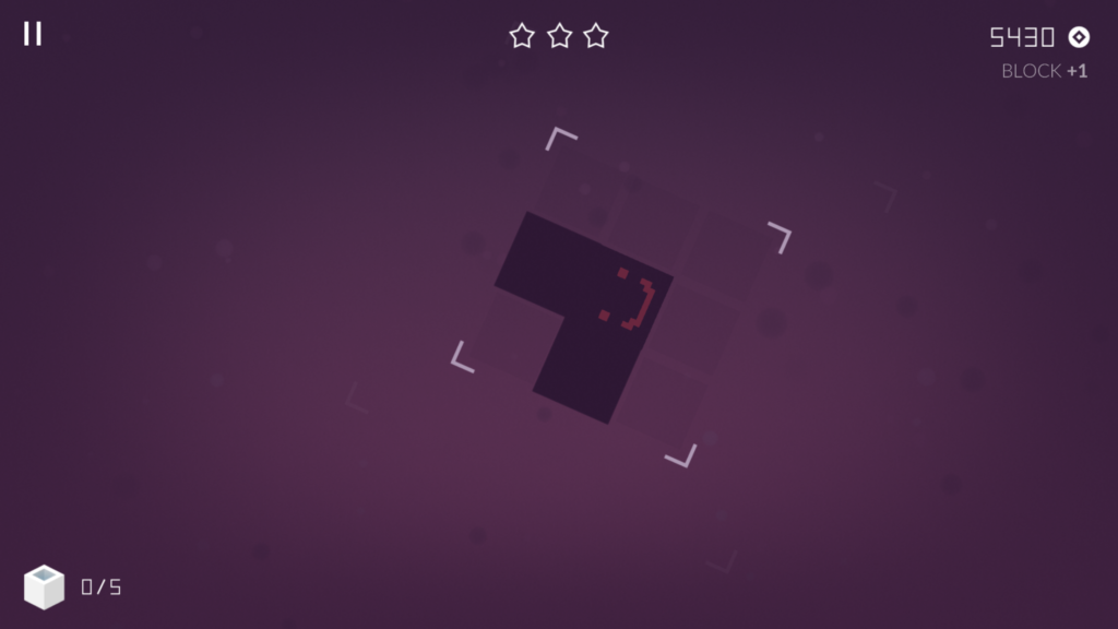 There's a number of different stages – this one won't reveal the color of the incoming blocks until lightning strikes