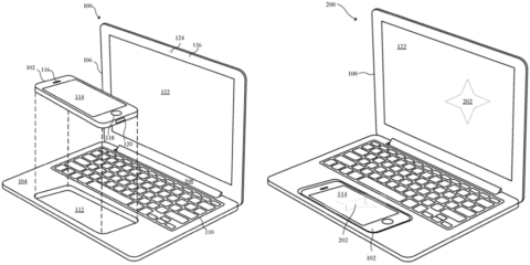 The illustrations show the intended use for the potential new device